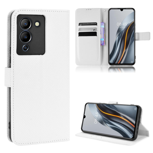Diamond Texture Leather Phone Case, For Infinix Note 12 G96, For Infinix Note 12i, For Tecno Camon 19 Pro, For Tecno Camon 19