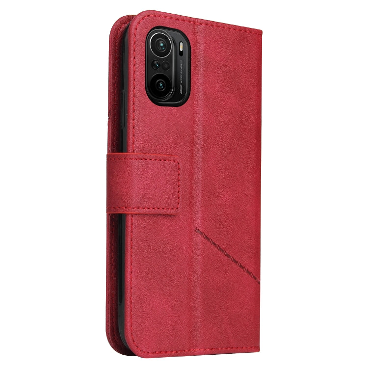 GQUTROBE Right Angle Leather Phone Case, For Xiaomi Poco F3, For Xiaomi Mi 11, For Xiaomi Mi 10T Lite 5G, For Xiaomi Mi Note 10