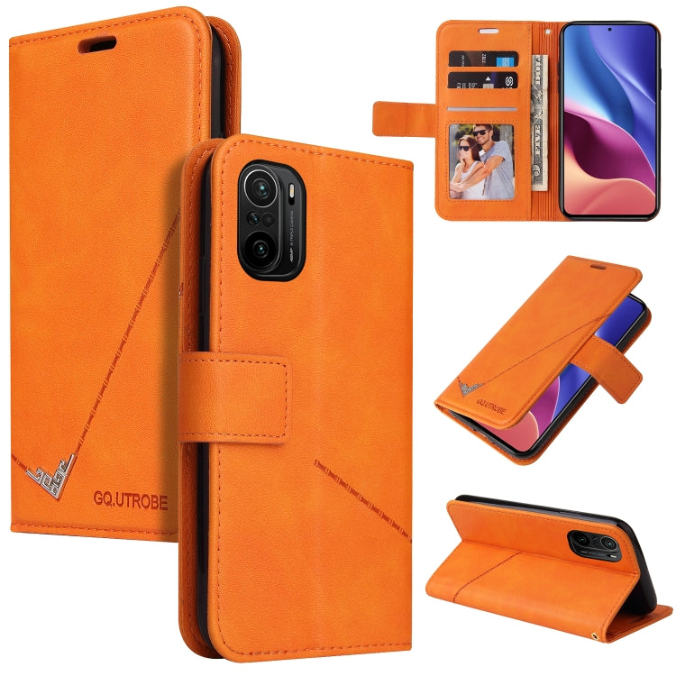GQUTROBE Right Angle Leather Phone Case, For Xiaomi Poco F3, For Xiaomi Mi 11, For Xiaomi Mi 10T Lite 5G, For Xiaomi Mi Note 10
