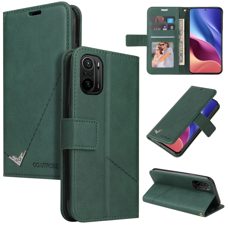 GQUTROBE Right Angle Leather Phone Case, For Xiaomi Poco F3, For Xiaomi Mi 11, For Xiaomi Mi 10T Lite 5G, For Xiaomi Mi Note 10