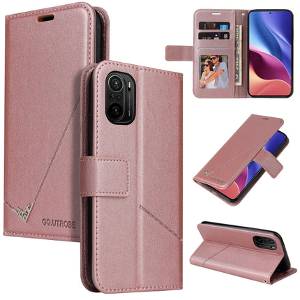 GQUTROBE Right Angle Leather Phone Case, For Xiaomi Poco F3, For Xiaomi Mi 11, For Xiaomi Mi Note 10, For Xiaomi Poco X3 NFC