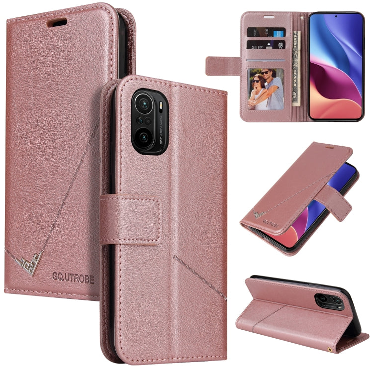 GQUTROBE Right Angle Leather Phone Case, For Xiaomi Poco F3, For Xiaomi Mi 11, For Xiaomi Mi 10T Lite 5G, For Xiaomi Mi Note 10