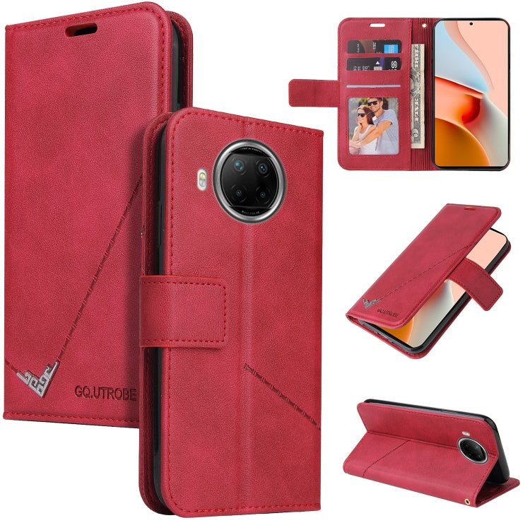 GQUTROBE Right Angle Leather Phone Case, For Xiaomi Poco F3, For Xiaomi Mi 11, For Xiaomi Mi 10T Lite 5G, For Xiaomi Mi Note 10