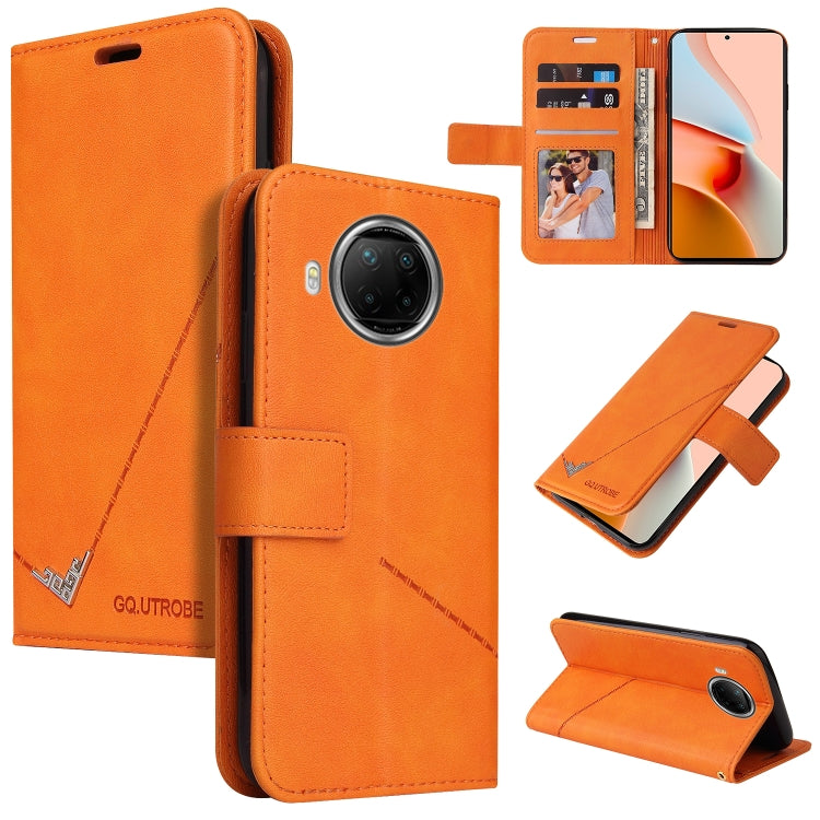 GQUTROBE Right Angle Leather Phone Case, For Xiaomi Poco F3, For Xiaomi Mi 11, For Xiaomi Mi 10T Lite 5G, For Xiaomi Mi Note 10