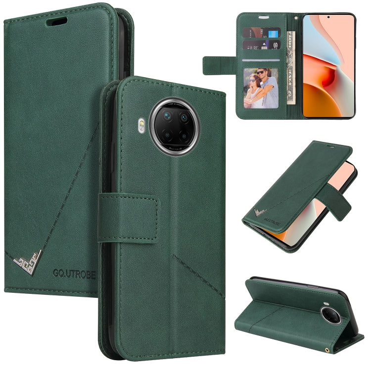 GQUTROBE Right Angle Leather Phone Case, For Xiaomi Poco F3, For Xiaomi Mi 11, For Xiaomi Mi 10T Lite 5G, For Xiaomi Mi Note 10