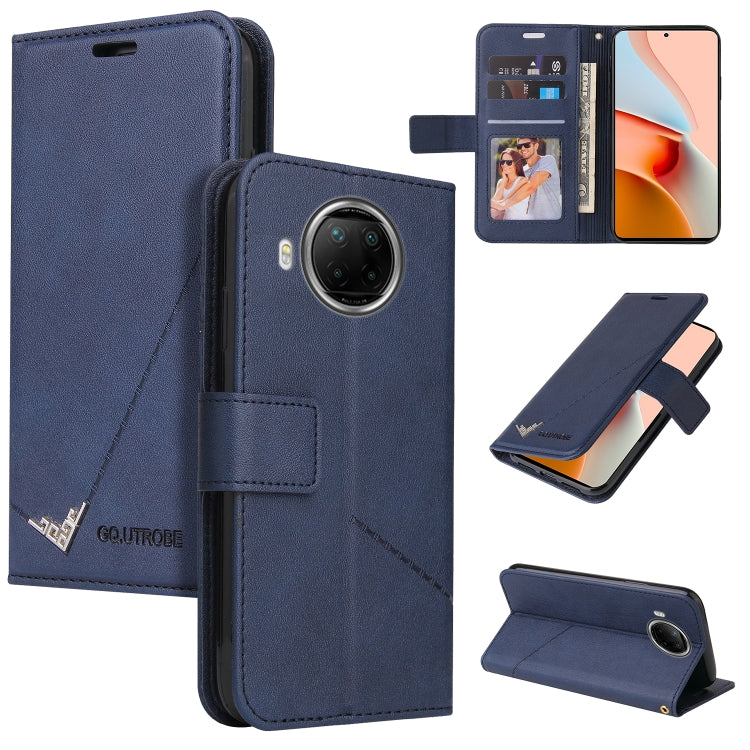 GQUTROBE Right Angle Leather Phone Case, For Xiaomi Poco F3, For Xiaomi Mi 11, For Xiaomi Mi 10T Lite 5G, For Xiaomi Mi Note 10