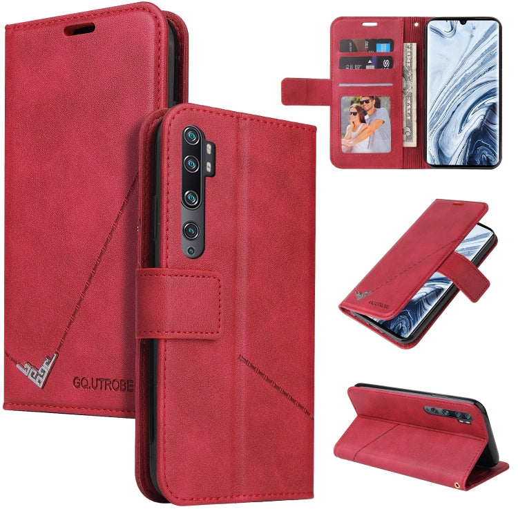 GQUTROBE Right Angle Leather Phone Case, For Xiaomi Poco F3, For Xiaomi Mi 11, For Xiaomi Mi 10T Lite 5G, For Xiaomi Mi Note 10