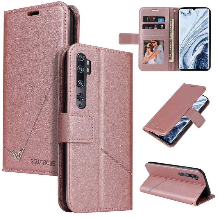 GQUTROBE Right Angle Leather Phone Case, For Xiaomi Poco F3, For Xiaomi Mi 11, For Xiaomi Mi 10T Lite 5G, For Xiaomi Mi Note 10