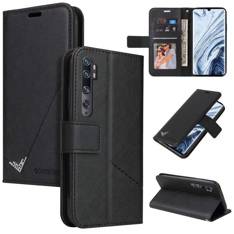 GQUTROBE Right Angle Leather Phone Case, For Xiaomi Poco F3, For Xiaomi Mi 11, For Xiaomi Mi 10T Lite 5G, For Xiaomi Mi Note 10