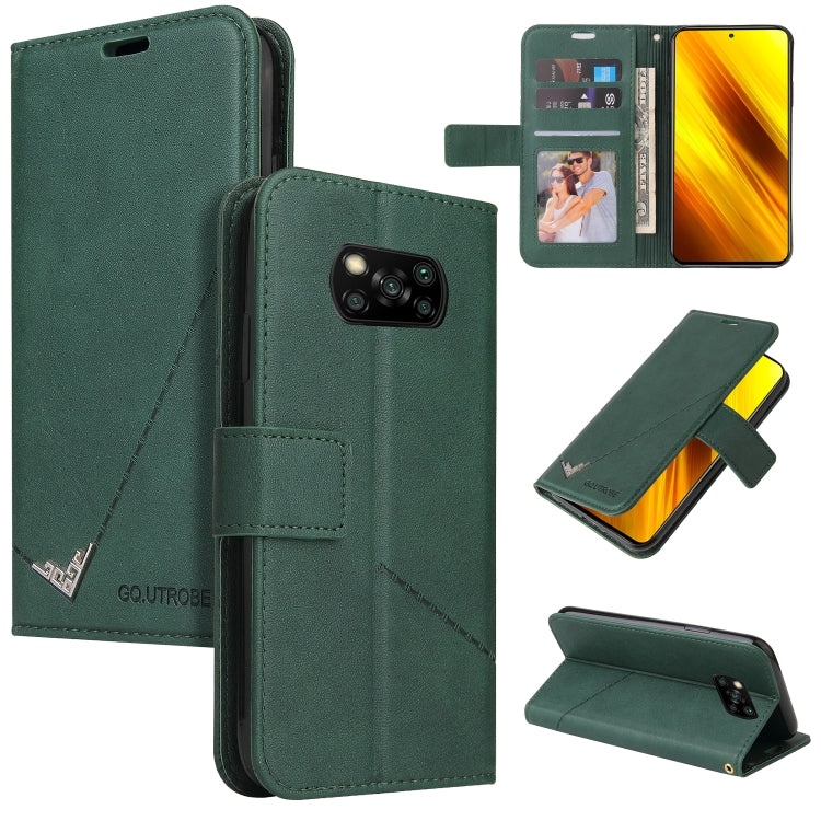 GQUTROBE Right Angle Leather Phone Case, For Xiaomi Poco X3 NFC, For Xiaomi Mi 10T 5G, For Xiaomi Mi 10 5G, For Xiaomi Mi 10 Ultra