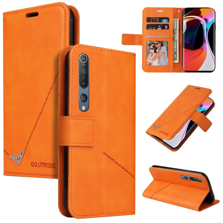 GQUTROBE Right Angle Leather Phone Case, For Xiaomi Poco X3 NFC, For Xiaomi Mi 10T 5G, For Xiaomi Mi 10 5G, For Xiaomi Mi 10 Ultra