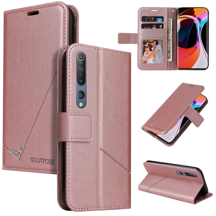 GQUTROBE Right Angle Leather Phone Case, For Xiaomi Poco X3 NFC, For Xiaomi Mi 10T 5G, For Xiaomi Mi 10 5G, For Xiaomi Mi 10 Ultra