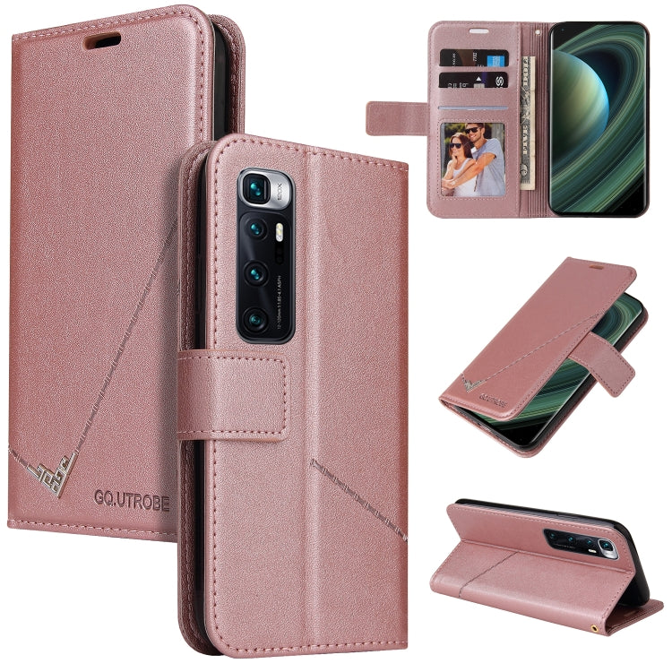 GQUTROBE Right Angle Leather Phone Case, For Xiaomi Poco X3 NFC, For Xiaomi Mi 10T 5G, For Xiaomi Mi 10 5G, For Xiaomi Mi 10 Ultra