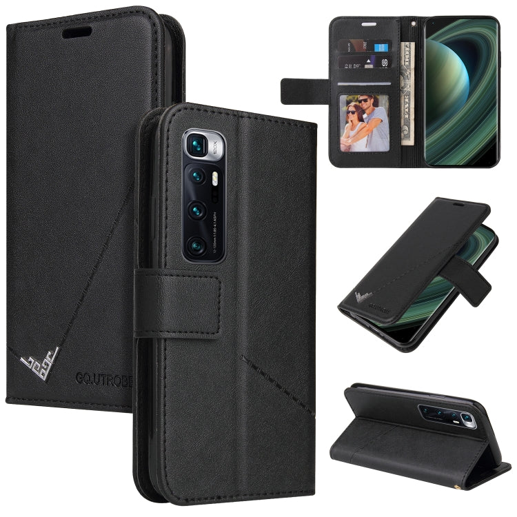 GQUTROBE Right Angle Leather Phone Case, For Xiaomi Poco X3 NFC, For Xiaomi Mi 10T 5G, For Xiaomi Mi 10 5G, For Xiaomi Mi 10 Ultra
