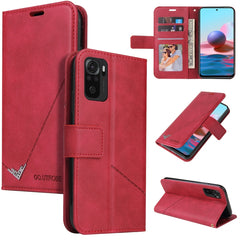 GQUTROBE Right Angle Leather Phone Case, For Xiaomi Redmi Note 10, For Xiaomi Redmi Note 9 5G, For Xiaomi Redmi 9T, For Xiaomi Redmi Note 9S