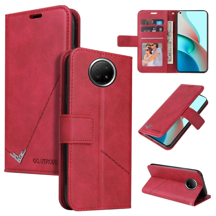 GQUTROBE Right Angle Leather Phone Case, For Xiaomi Redmi Note 10, For Xiaomi Redmi Note 9 5G, For Xiaomi Redmi 9T, For Xiaomi Redmi Note 9S