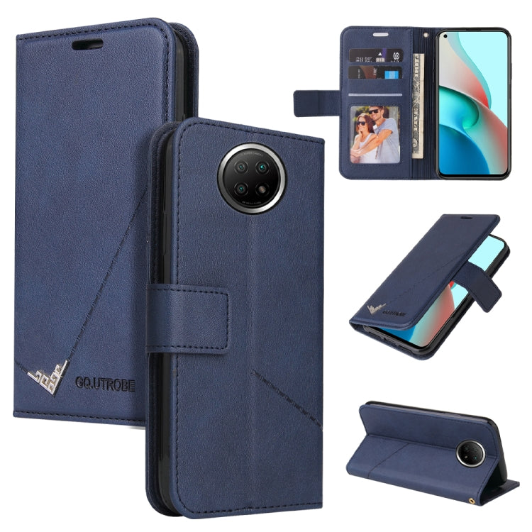 GQUTROBE Right Angle Leather Phone Case, For Xiaomi Redmi Note 10, For Xiaomi Redmi Note 9 5G, For Xiaomi Redmi 9T, For Xiaomi Redmi Note 9S
