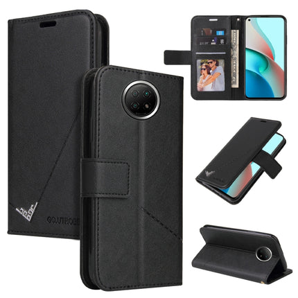 GQUTROBE Right Angle Leather Phone Case, For Xiaomi Redmi Note 9 5G, For Xiaomi Redmi 9T, For Xiaomi Redmi Note 9S, For Xiaomi Redmi Note 9