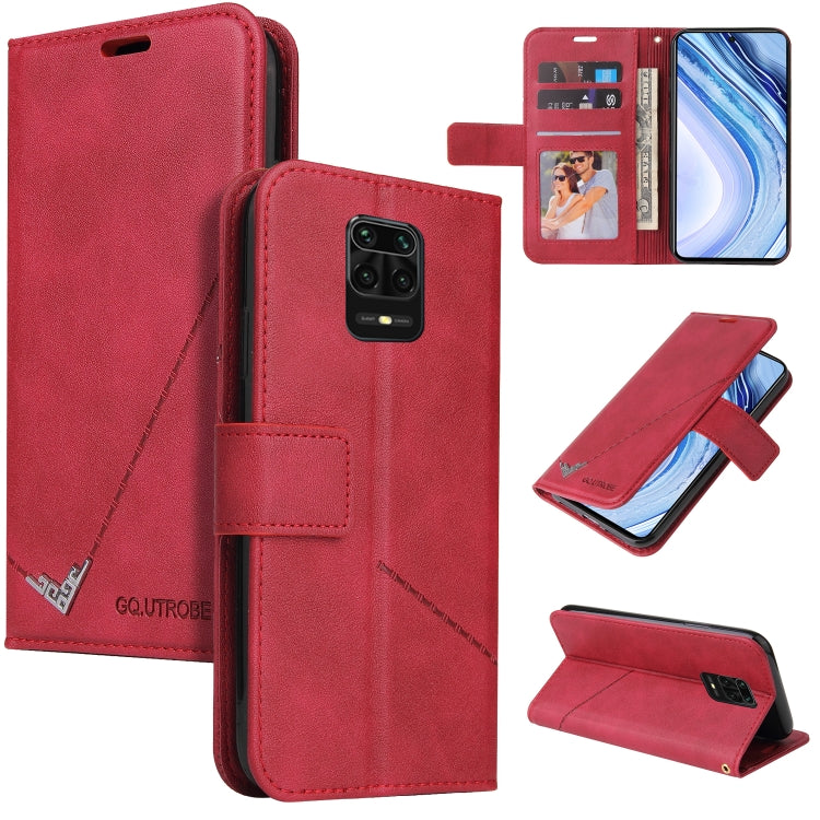 GQUTROBE Right Angle Leather Phone Case, For Xiaomi Redmi Note 10, For Xiaomi Redmi Note 9 5G, For Xiaomi Redmi 9T, For Xiaomi Redmi Note 9S