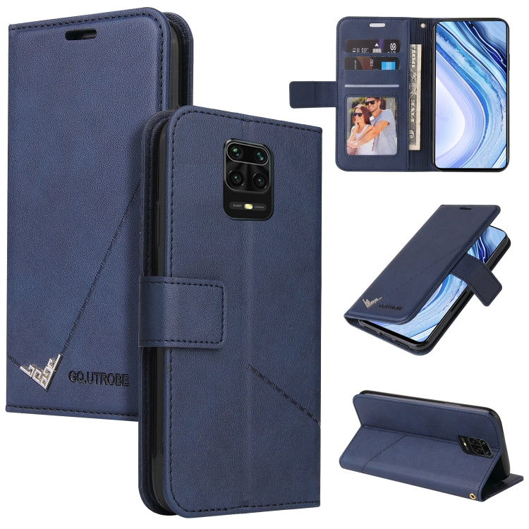 GQUTROBE Right Angle Leather Phone Case, For Xiaomi Redmi Note 10, For Xiaomi Redmi Note 9 5G, For Xiaomi Redmi 9T, For Xiaomi Redmi Note 9S
