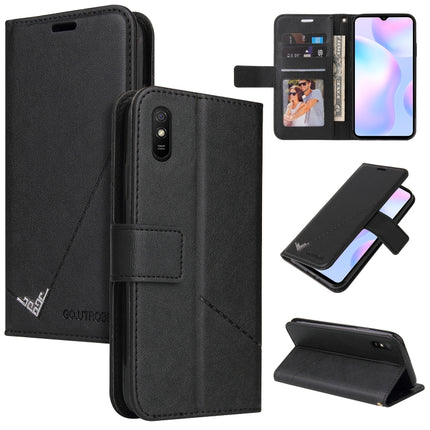 GQUTROBE Right Angle Leather Phone Case, For Xiaomi Redmi 9A, For Xiaomi Redmi 9C, For Xiaomi Redmi 9, For Xiaomi Redmi K20