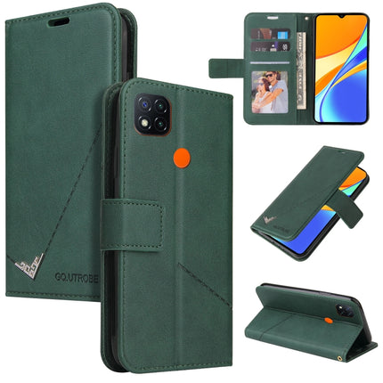 GQUTROBE Right Angle Leather Phone Case, For Xiaomi Redmi 9A, For Xiaomi Redmi 9C, For Xiaomi Redmi 9, For Xiaomi Redmi K20