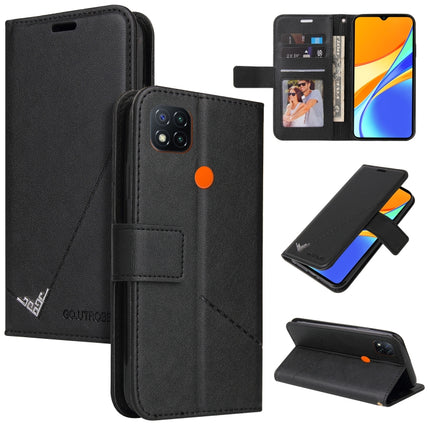 GQUTROBE Right Angle Leather Phone Case, For Xiaomi Redmi 9A, For Xiaomi Redmi 9C, For Xiaomi Redmi 9, For Xiaomi Redmi K20