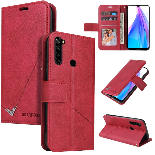 GQUTROBE Right Angle Leather Phone Case, For Xiaomi Redmi Note 8T, For Xiaomi Redmi Note 8 Pro, For Xiaomi Redmi Note 8, For Xiaomi Redmi 8A