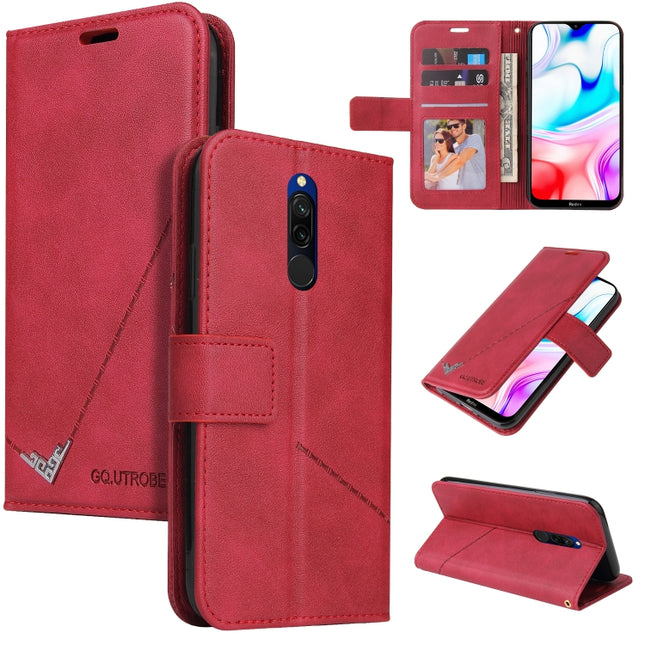GQUTROBE Right Angle Leather Phone Case, For Xiaomi Redmi 8, For Xiaomi Redmi Note 7, For Xiaomi Redmi 7A