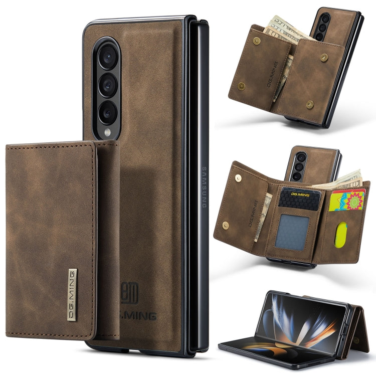 DG.MING M1 Series 3-Fold Multi Card Wallet + Magnetic Phone Case