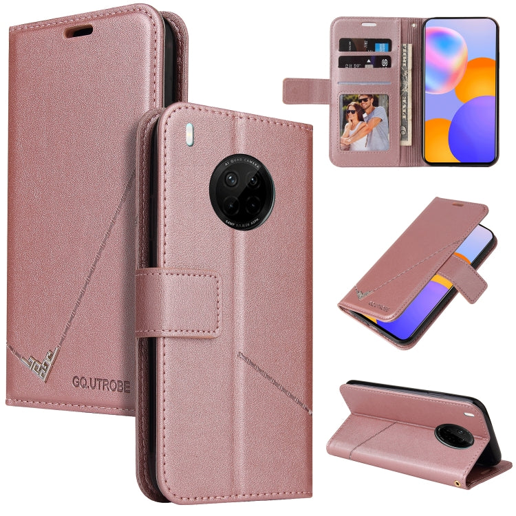 GQUTROBE Right Angle Leather Phone Case, For Huawei nova 7 SE, For Huawei Mate 40, For Huawei Mate 40 Lite, For Huawei Mate 40 Pro