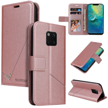 GQUTROBE Right Angle Leather Phone Case, For Huawei Mate 30 Lite, For Huawei Mate 30 Pro, For Huawei Mate 20 Pro, For Huawei P30