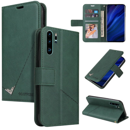 GQUTROBE Right Angle Leather Phone Case, For Huawei P30 Pro, For Huawei P20 Lite, For Huawei P20 Pro, For Huawei Y7p