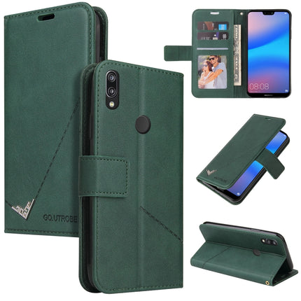 GQUTROBE Right Angle Leather Phone Case, For Huawei P30 Pro, For Huawei P20 Lite, For Huawei P20 Pro, For Huawei Y7p