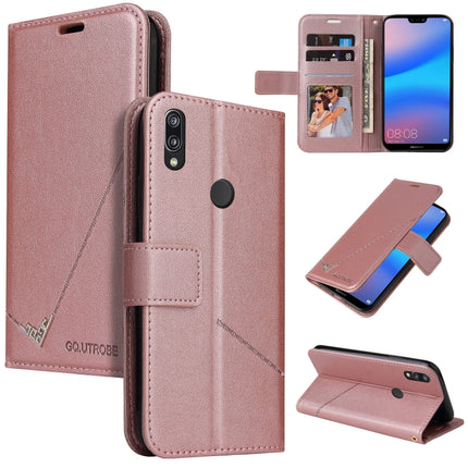GQUTROBE Right Angle Leather Phone Case, For Huawei P30 Pro, For Huawei P20 Lite, For Huawei P20 Pro, For Huawei Y7p