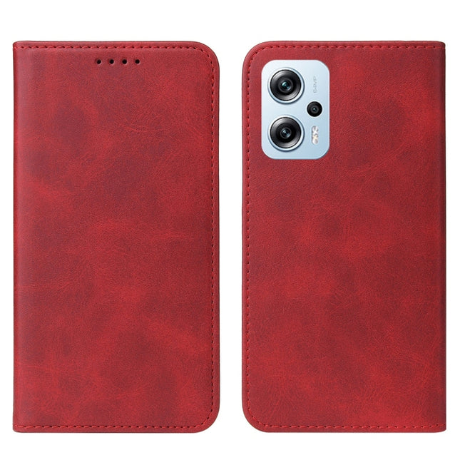 Magnetic Closure Leather Phone Case, For Xiaomi Poco X4 GT