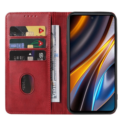 Magnetic Closure Leather Phone Case, For Xiaomi Poco X4 GT