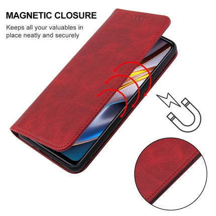Magnetic Closure Leather Phone Case, For Xiaomi Poco X4 GT