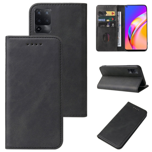 Magnetic Closure Leather Phone Case, For OPPO A93s 5G, For OPPO A94, For OPPO F17 Pro, For OPPO F19, For OPPO F19 Pro+ 5G, For OPPO F19s 5G, For OPPO F21 Pro 5G, For OPPO Find X3