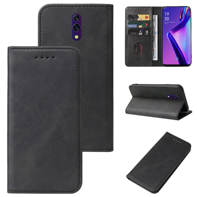 Magnetic Closure Leather Phone Case, For OPPO K3, For OPPO K9s, For OPPO R19, For Realme 8i, For Realme C2, For Realme C12, For Realme C21, For Realme C35
