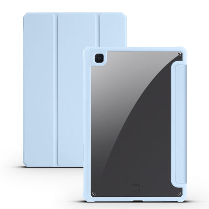 Acrylic 3-folding Smart Leather Tablet Case, For iPad Air 13 2024 / Pro 12.9 2022 / 2021/2020/2018, For Samsung Galaxy Tab S6 Lite 2020/2022