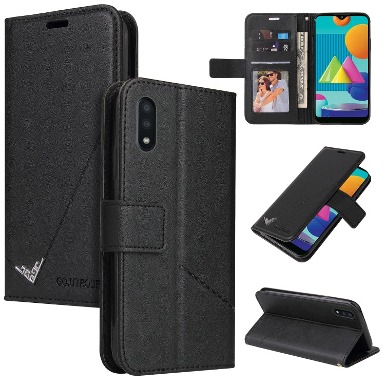 GQUTROBE Right Angle Leather Phone Case, For Samsung Galaxy A02, For Samsung Galaxy A02s, For Samsung Galaxy A71 5G, For Samsung Galaxy A51 5G