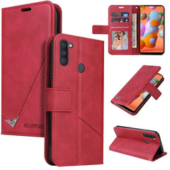 GQUTROBE Right Angle Leather Phone Case, For Samsung Galaxy A11 Global Version, For Samsung Galaxy A01 Core, For Samsung Galaxy M51, For Samsung Galaxy M31