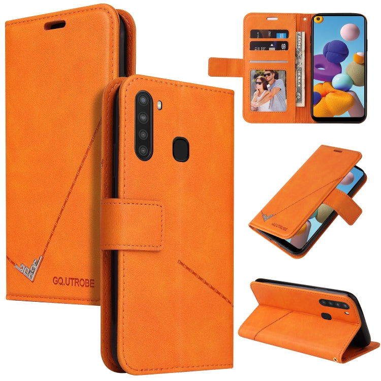 GQUTROBE Right Angle Leather Phone Case, For Samsung Galaxy M31s, For Samsung Galaxy A41, For Samsung Galaxy A31, For Samsung Galaxy A21