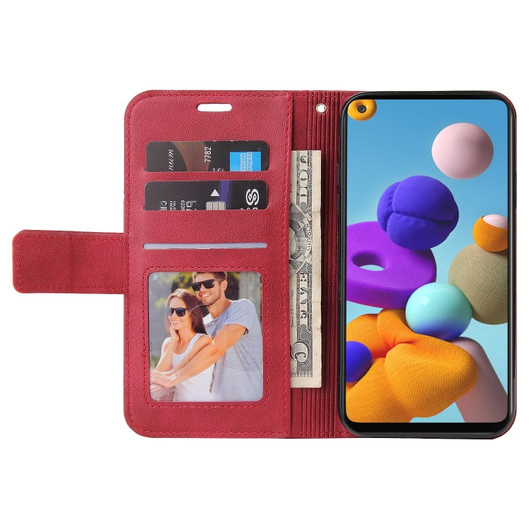 GQUTROBE Right Angle Leather Phone Case, For Samsung Galaxy A21s, For Samsung Galaxy Note10 Lite / A81, For Samsung Galaxy A71, For Samsung Galaxy A51