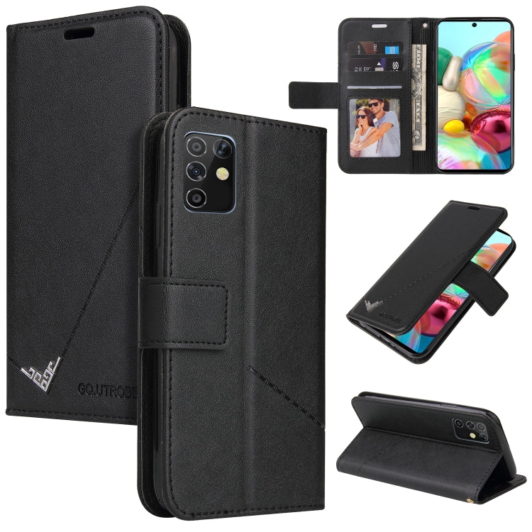 GQUTROBE Right Angle Leather Phone Case, For Samsung Galaxy A21s, For Samsung Galaxy Note10 Lite / A81, For Samsung Galaxy A71, For Samsung Galaxy A51