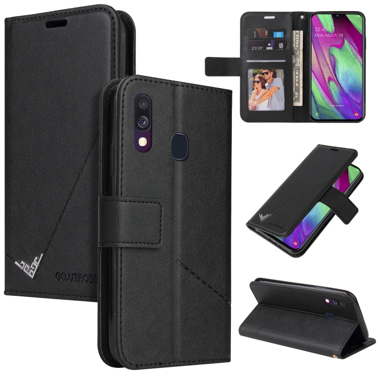 GQUTROBE Right Angle Leather Phone Case, For Samsung Galaxy A20e, For Samsung Galaxy A20s, For Samsung Galaxy A10s, For Samsung Galaxy A10 / M10