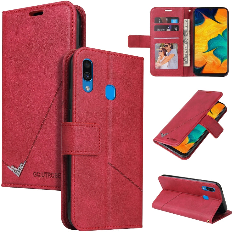 GQUTROBE Right Angle Leather Phone Case, For Samsung Galaxy A20e, For Samsung Galaxy A20s, For Samsung Galaxy A10s, For Samsung Galaxy A10 / M10