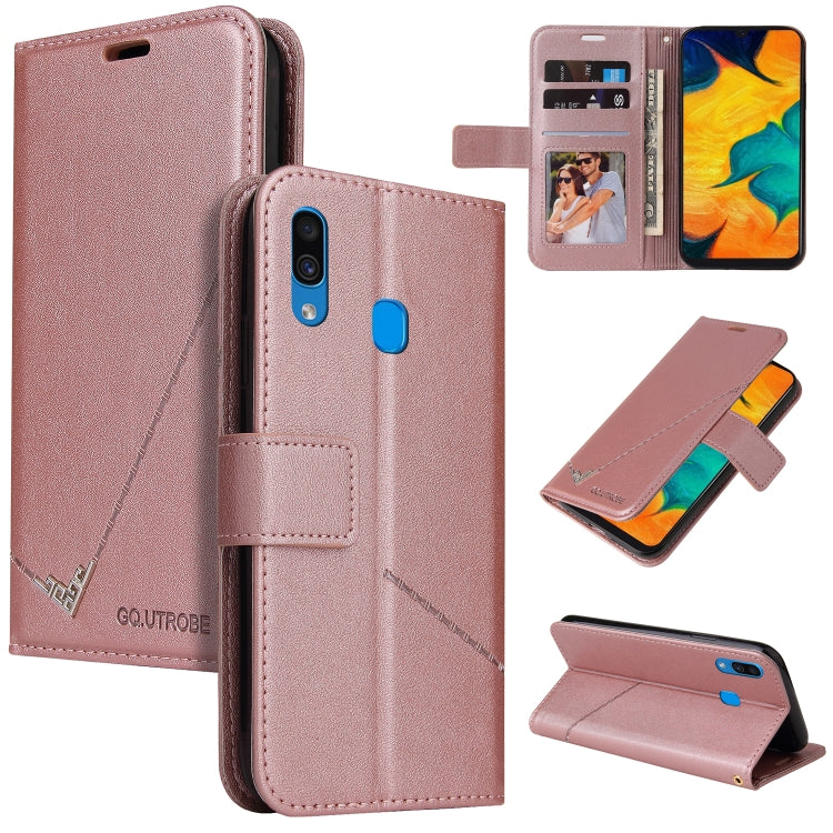 GQUTROBE Right Angle Leather Phone Case, For Samsung Galaxy A20e, For Samsung Galaxy A20s, For Samsung Galaxy A10s, For Samsung Galaxy A10 / M10