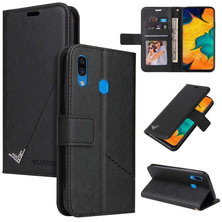 GQUTROBE Right Angle Leather Phone Case, For Samsung Galaxy A20e, For Samsung Galaxy A20s, For Samsung Galaxy A10s, For Samsung Galaxy A10 / M10
